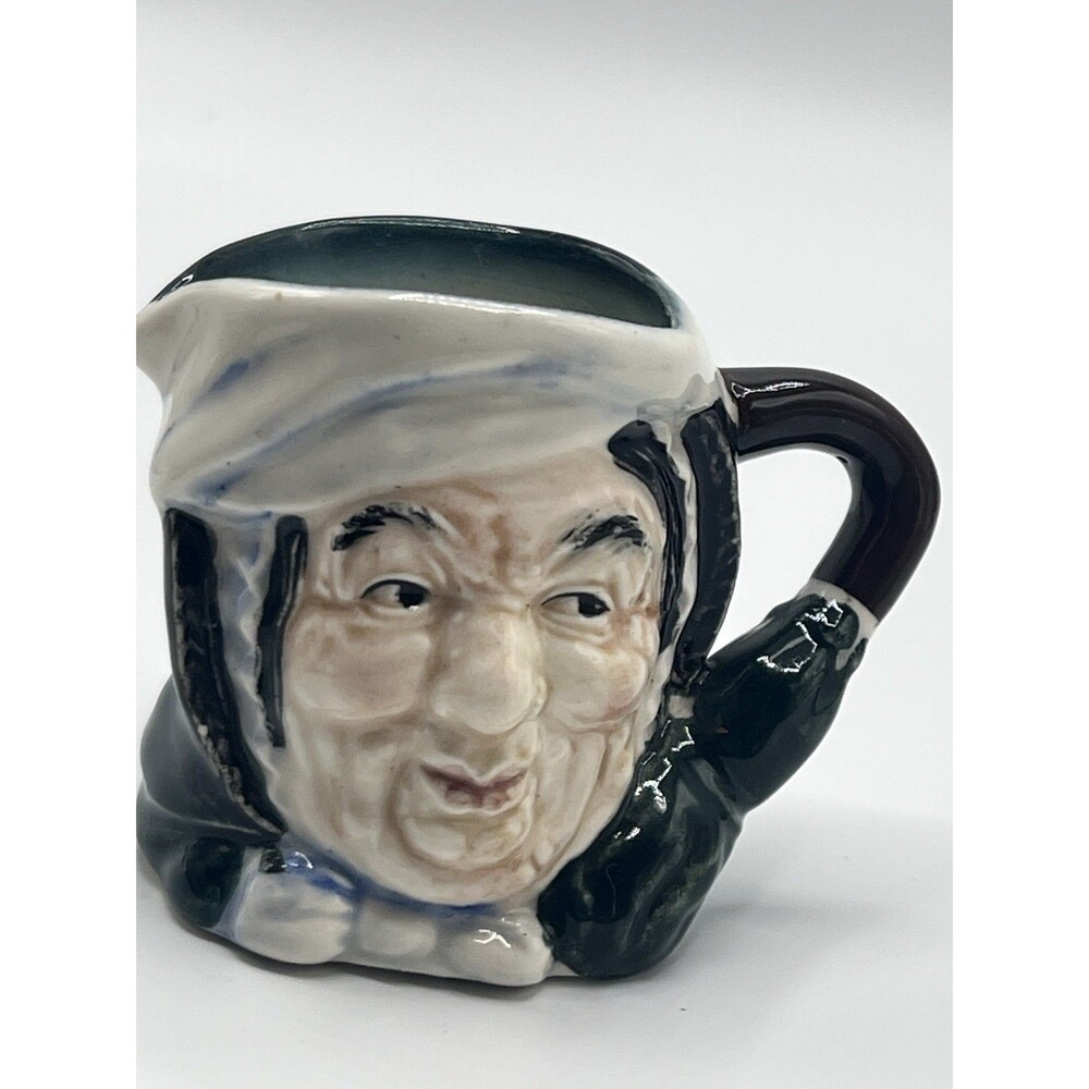 Occupied Japan Hal-Sey Sally Gamp Toby Miniature Creamer Jug Old Woman